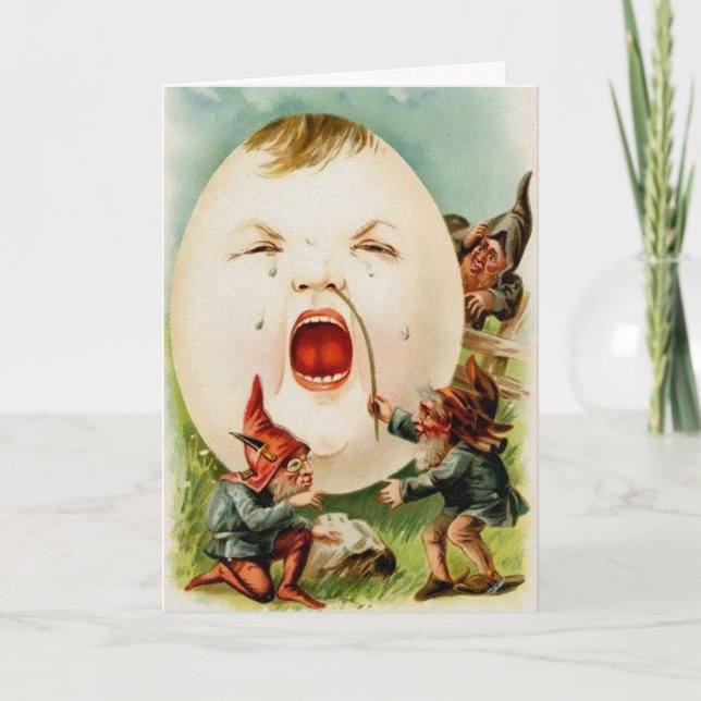 Carte de Pâques vintage victorienne (Devant)