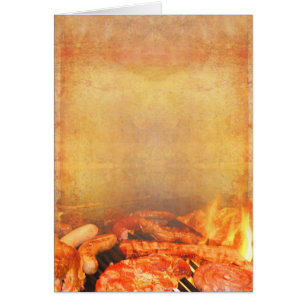 Carte de partie de BBQ