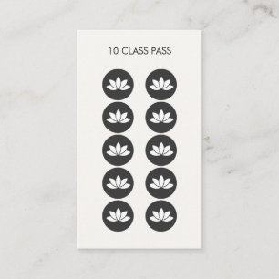 Carte de passe Lotus Flower 10 Class