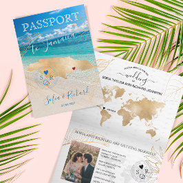 Carte de passeport de destination Mariage Jamaïque
