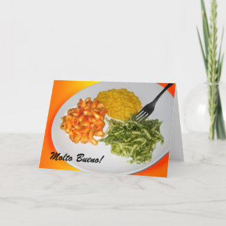 Carte de pâtes de Molto Bueno