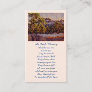 Carte de peinture à l'huile de souvenir