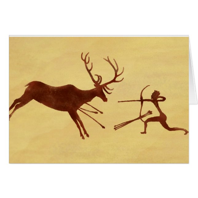 carte de peinture de caverne d'EatAnimals.com (Devant horizontal)