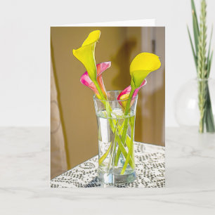 Carte de peinture de Digitals de lis de Cala