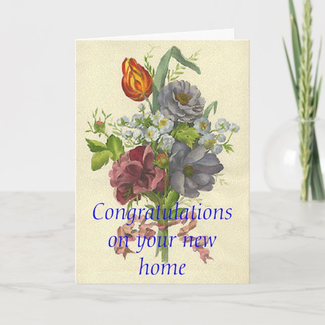 Carte de pendaison de crémaillère (Devant)