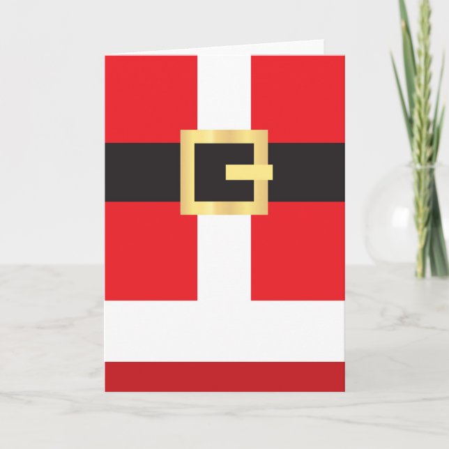 carte de père Noël (Devant)