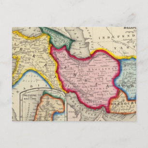 Carte de Perse, Turquie En Asie Afghanistan