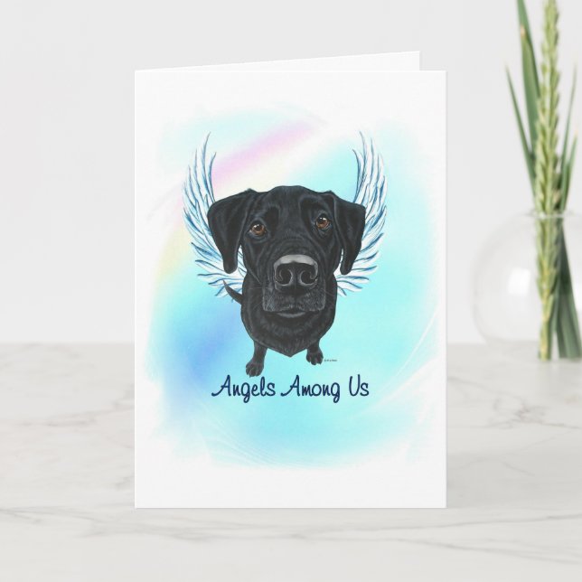 Carte de perte de chien de chien de laboratoire no (Devant)