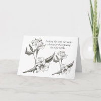 Carte de perte de Lys Tante