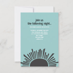 Carte de petit Bat mitzvah Sun Moon Water Bar