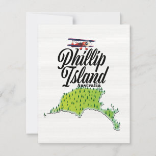 carte de Phillip Island Australie