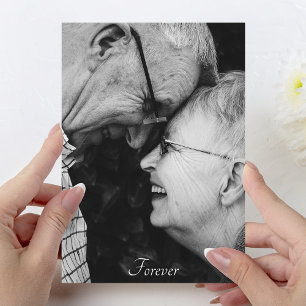 Carte de photo personnalisée pour anniversaire de