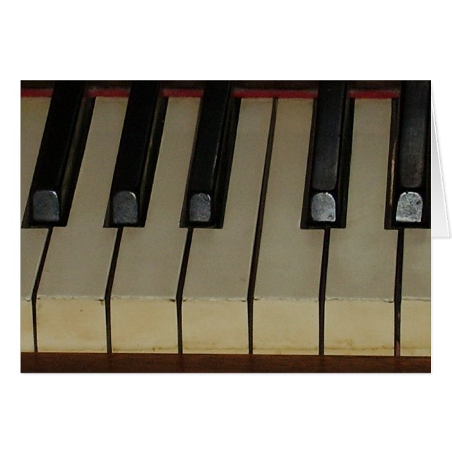 Carte de piano (Devant horizontal)