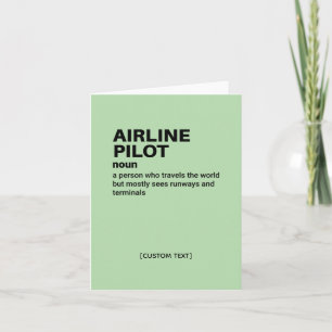 Carte de pilote de ligne - Drôle Aviation Definiti