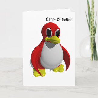 Carte de pingouin