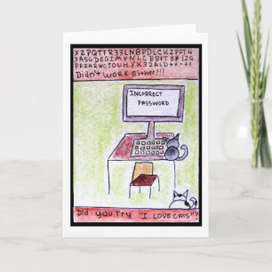 Carte de pirates informatiques de chat