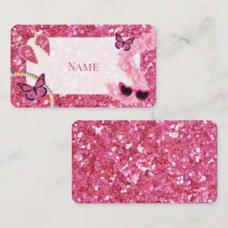 Carte de place baby shower fille