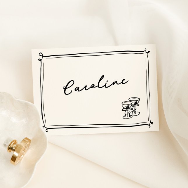 Carte de Place Dessinée à la Main de Manière Fanta (Créateur téléchargé)