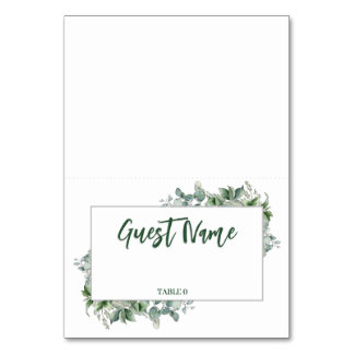 Carte de place Eucalyptus individuel