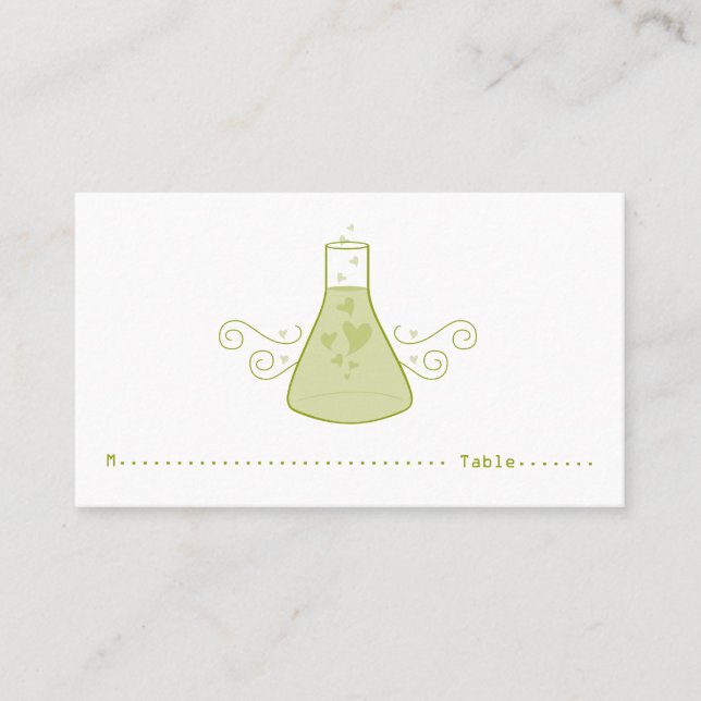 Carte de place Green Sweet Chemistry (Devant)