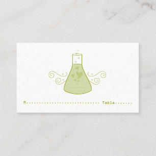Carte de place Green Sweet Chemistry