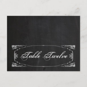 Carte de Place Grille Moderne Vintage