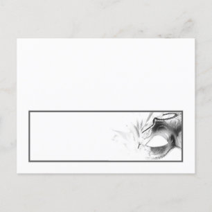 Carte de place inscriptible Sweet 16 Silver White 