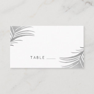 Carte de place pour la fête tropicale Feuille Arge