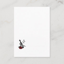 Carte de place pour la musique violon