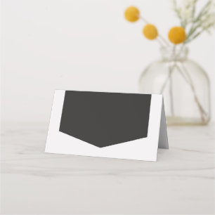 Carte De Placement Ajouter votre propre texte clair et gris foncé