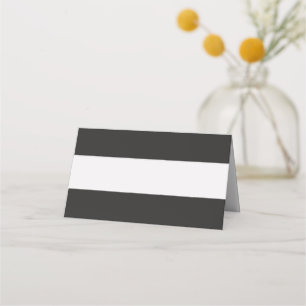 Carte De Placement Ajouter votre propre texte moderne gris foncé et c