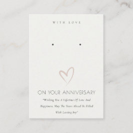 CARTE DE PLACEMENT ANNIVERSAIRE DE L'ANNIVERSAIRE DU COEUR BLANC, ÉTU