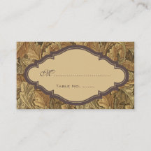 Antique Victorian Chaud automne Feuilles Mariage