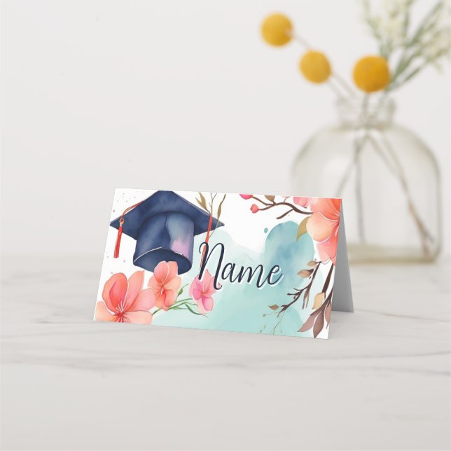 Carte De Placement Aquarelle (Devant)