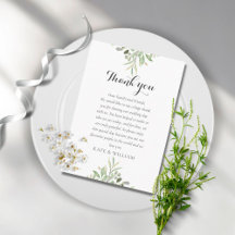Aquarelle Mariage Script Merci