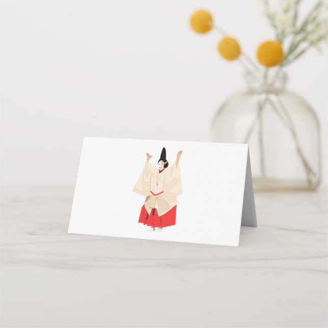 Carte De Placement Art de performance japonais (Devant)