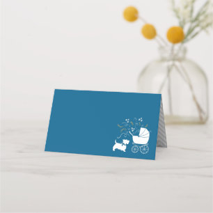 Carte De Placement Baby shower écossais