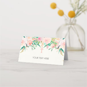Carte De Placement Baptême Christening Place Card