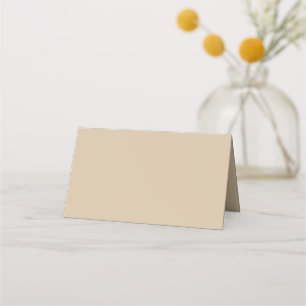 Carte De Placement Beige Champagne