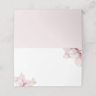 Carte De Placement Belle Elégance Blush Floral