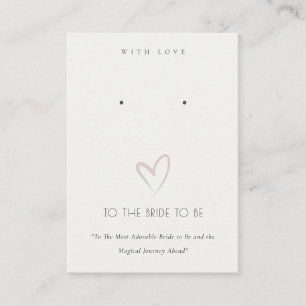 CARTE DE PLACEMENT BLANC COEUR BRIDE À ÊTRE CADEAU RETOUR AFFICHAGE