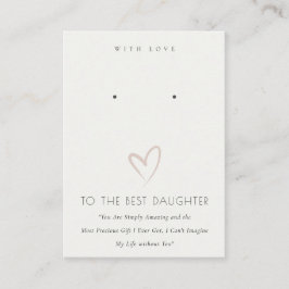 CARTE DE PLACEMENT BLANC COEUR MEILLEUR FILLE CADEAU DE RECHERCHE AFF