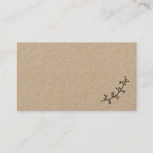Carte De Placement Blank Rustic Laurels Mariage