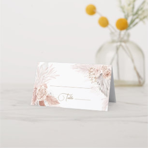 Carte De Placement boho fleurs carte place