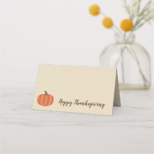 Carte De Placement Bon thanksgiving Citrouille russe