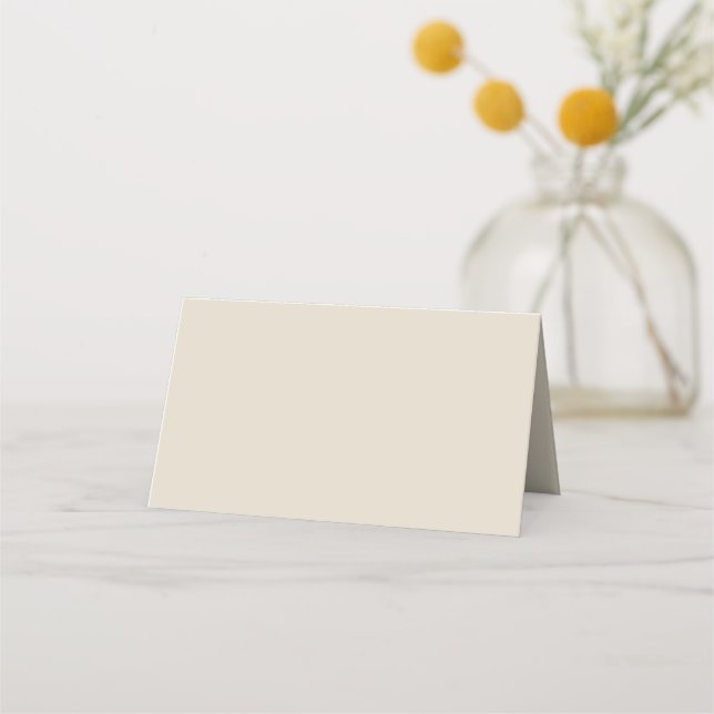 Carte De Placement Bone (couleur solide) (Devant)