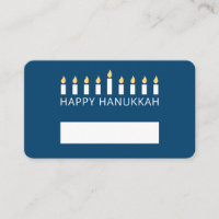 Bonne Hanoukka | Salutation aux chandelles simple