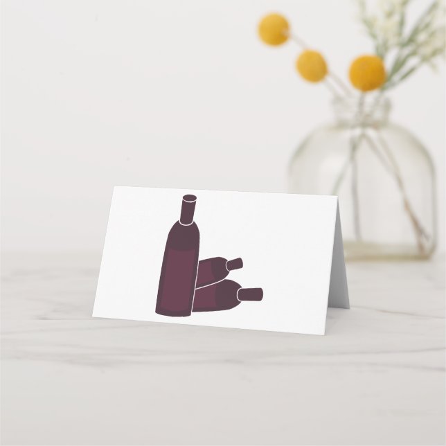 Carte De Placement Bouteilles à vin (Devant)