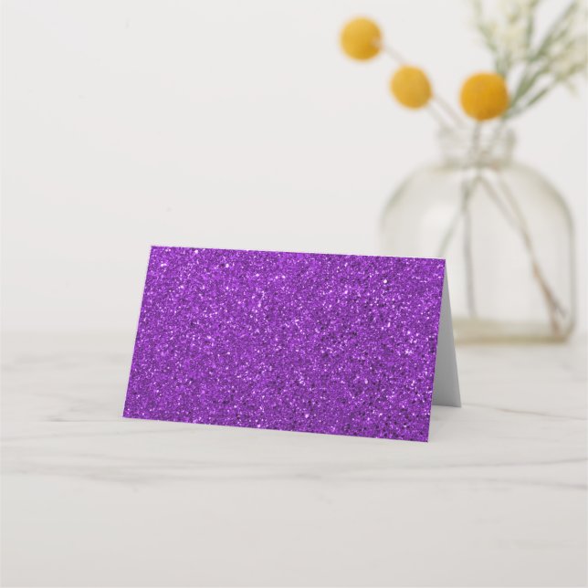 Carte De Placement Bride Glitter Vierge (Devant)