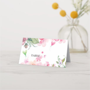 Carte De Placement Budget, joli anniversaire floral couleurs vives ch